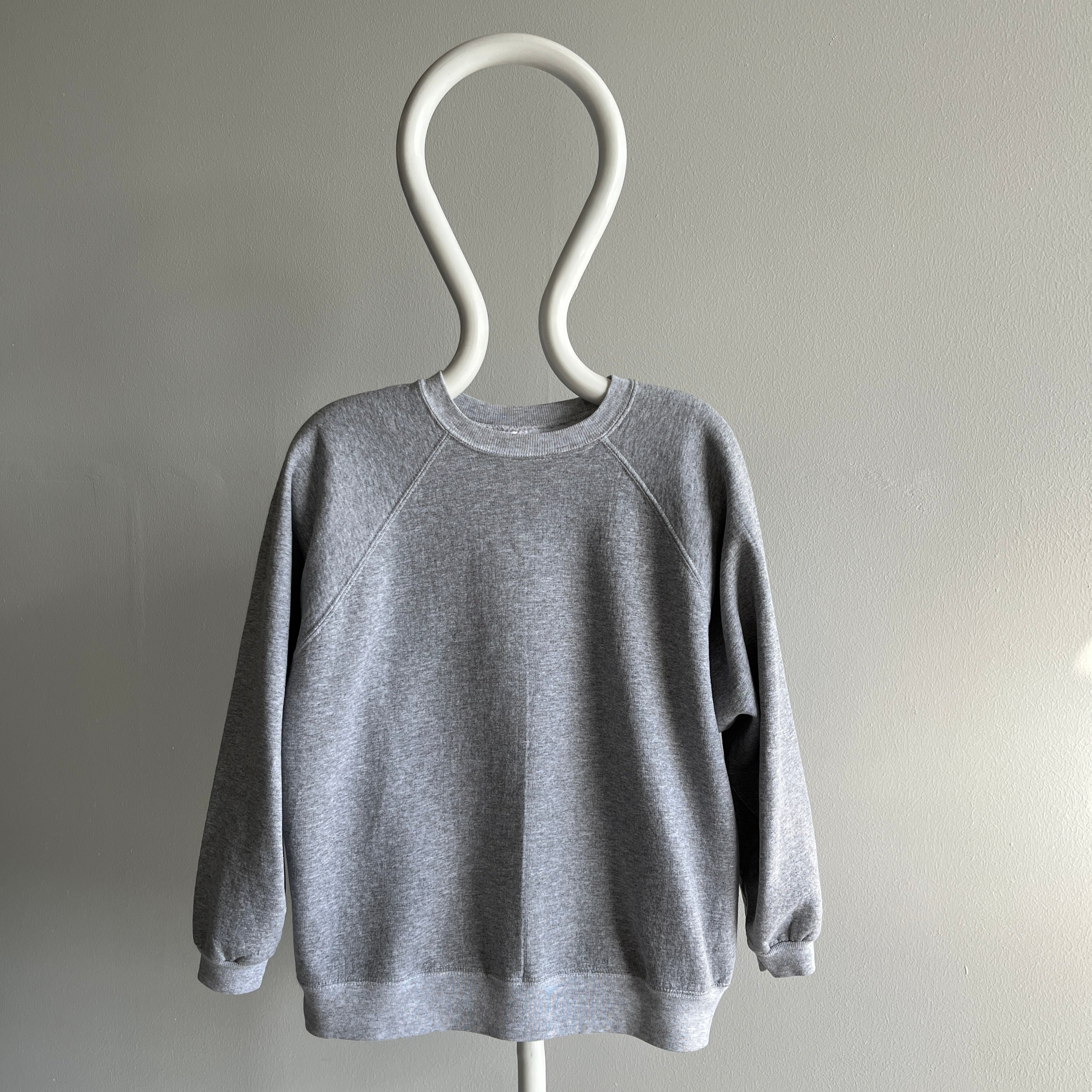 1980s Blank Gray HHW Sweatshirt - DREAMBOAT