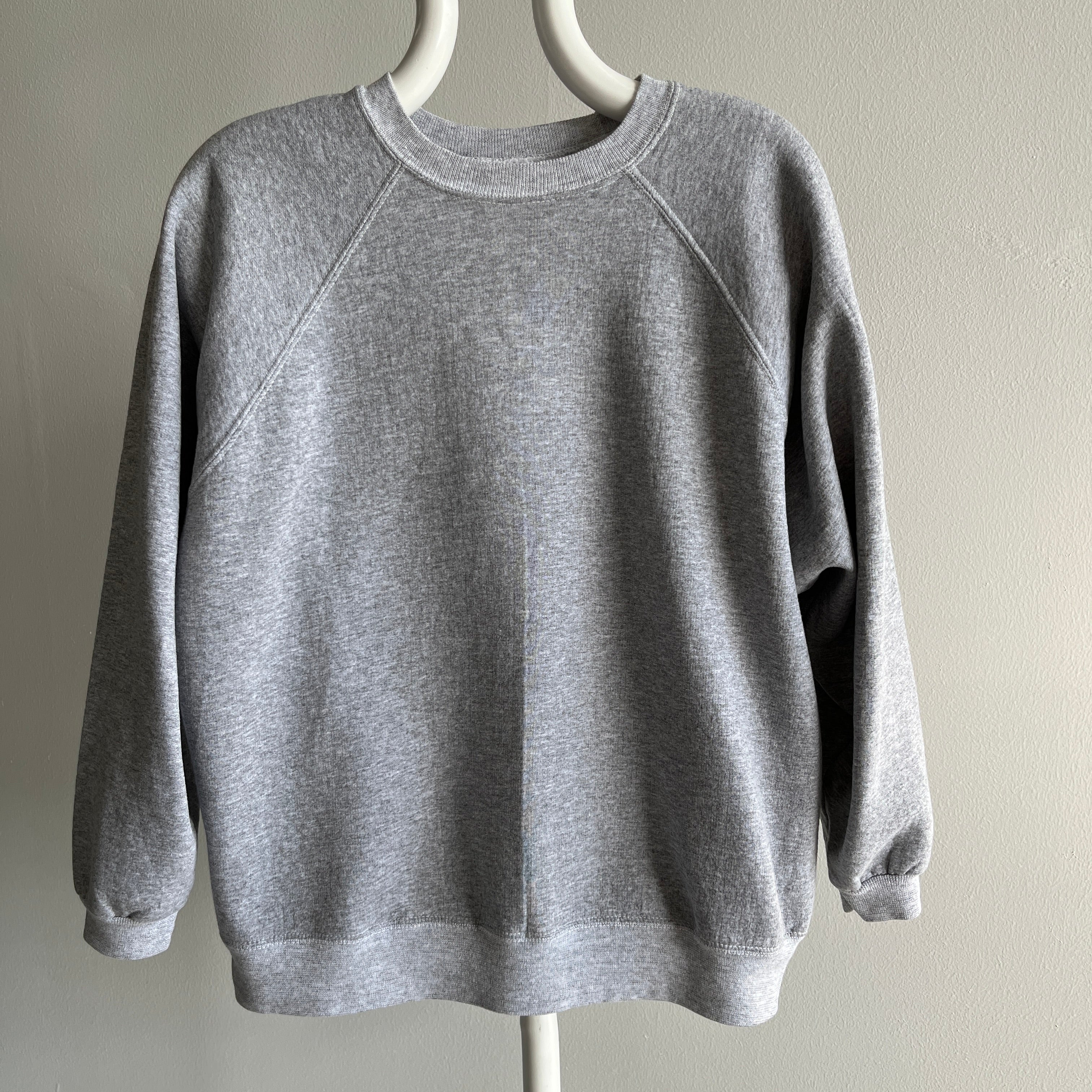 1980s Blank Gray HHW Sweatshirt - DREAMBOAT