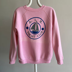 1980s A. I. B. Yacht Club Sun Faded Sweatshirt