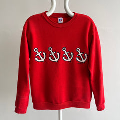 1980s A Whole Lot of Anchors Sweatshirt