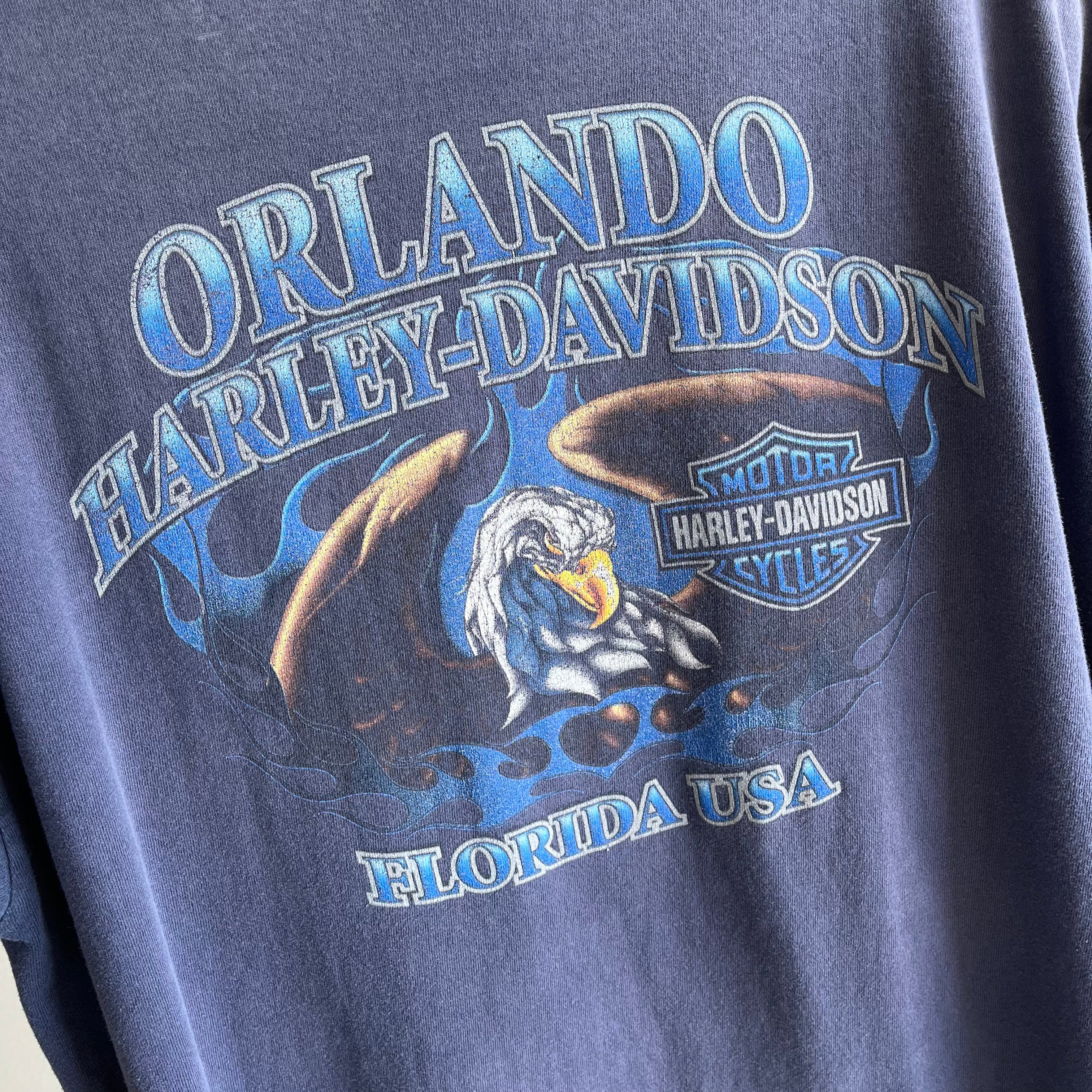 2006 Harley, Orlando FL, Beat Up and Sun Faded Cotton T-Shirt
