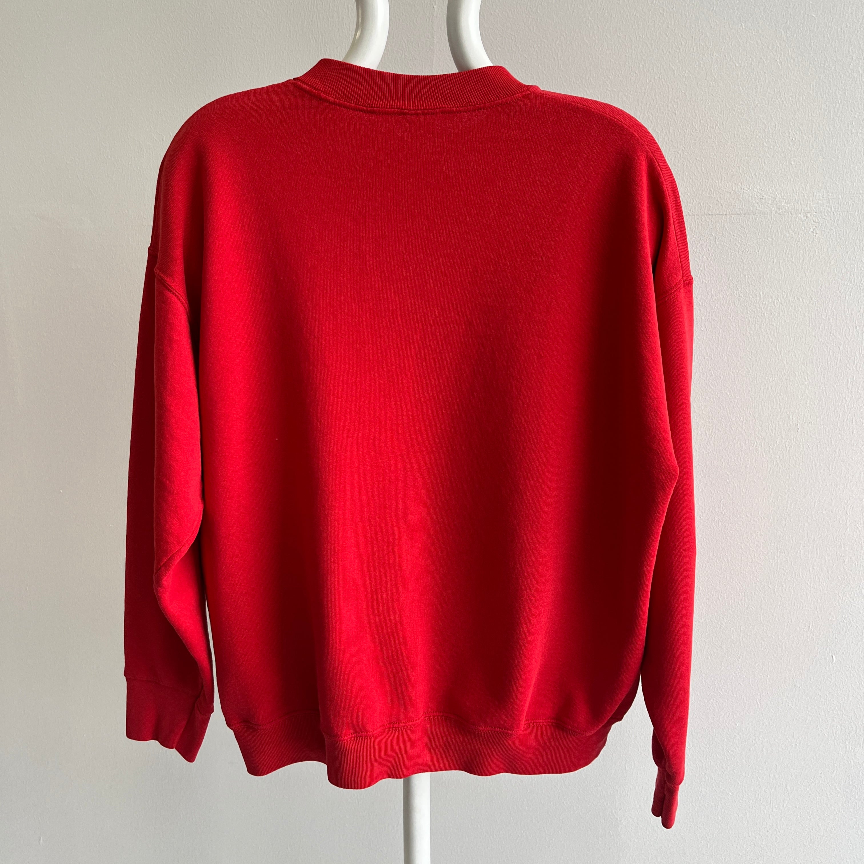 1970/80s Russell Brand Sharpie Red Sweatshirt - HUZZAH (not a raglan)