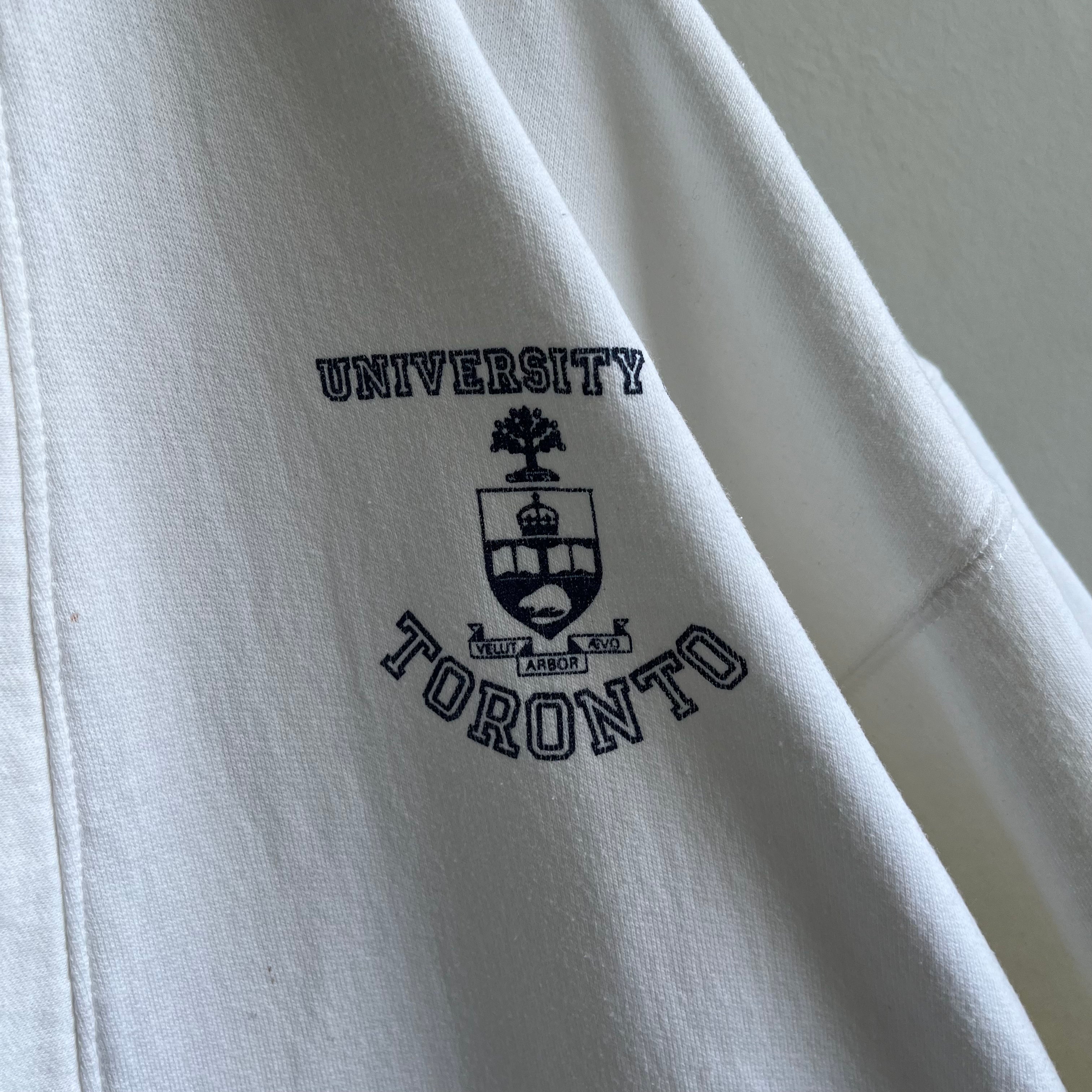 1980s Toronto University Sweatshirt Cardigan - Swoon