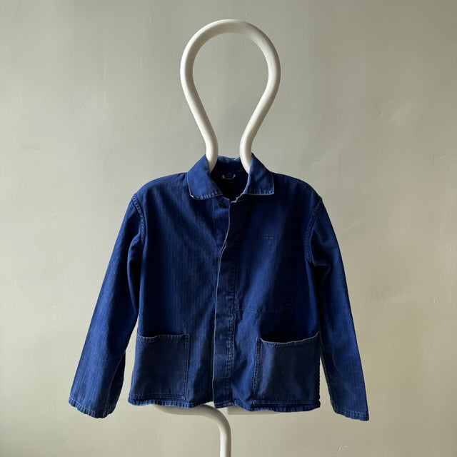 1980s HBT Traditional Cotton French Chore Coat