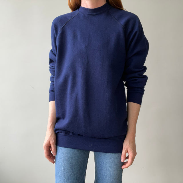 00s Heavy Weight Blank Black Sweatshirt par FOTL - Structuré
