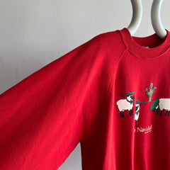 1980s Fleece Navidad Sweatshirt