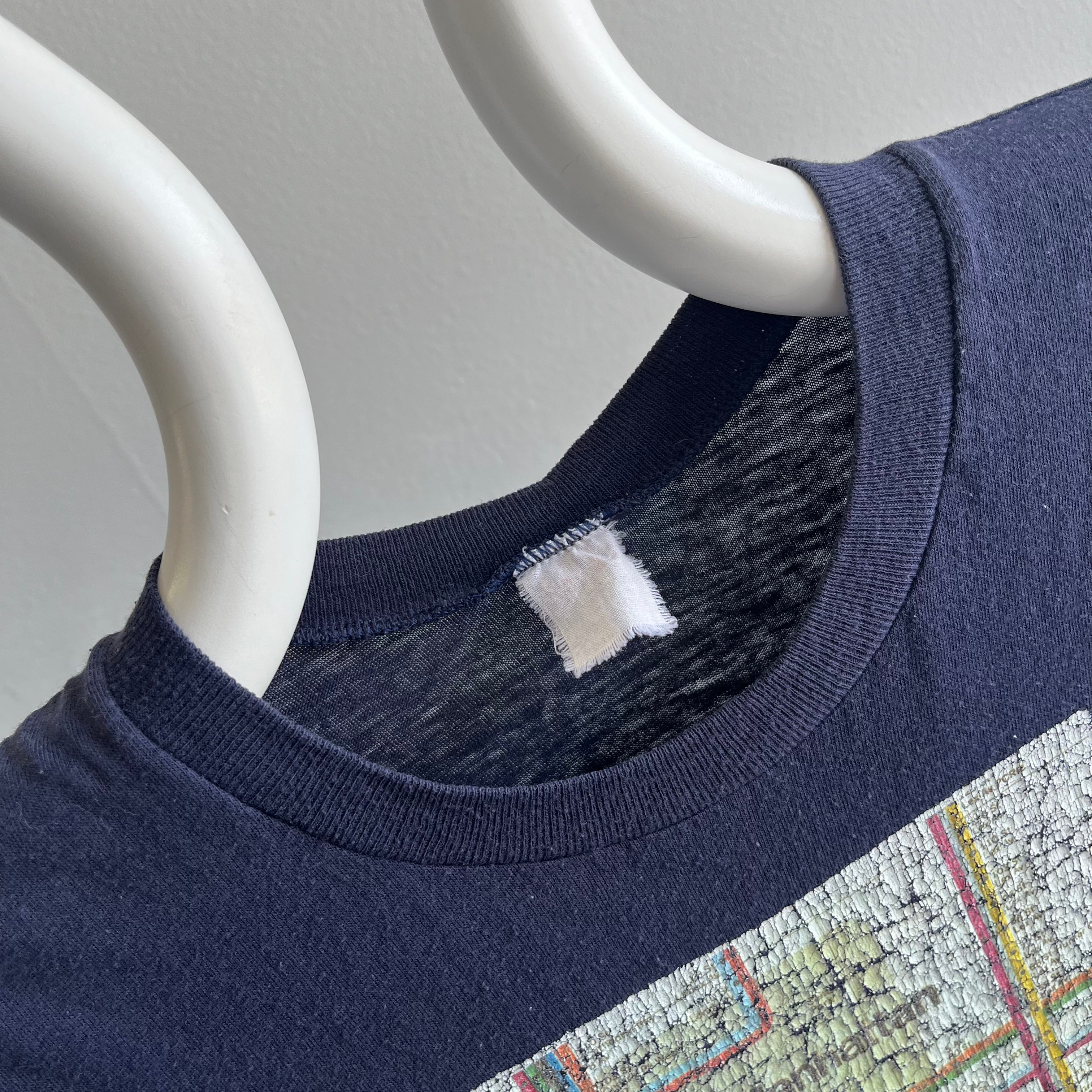 1970/80s Manhattan Subway Map T-Shirt