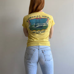 1980 ULTRA RAD Homegrown Vigilante Band T-Shirt - THE. Back. Side.