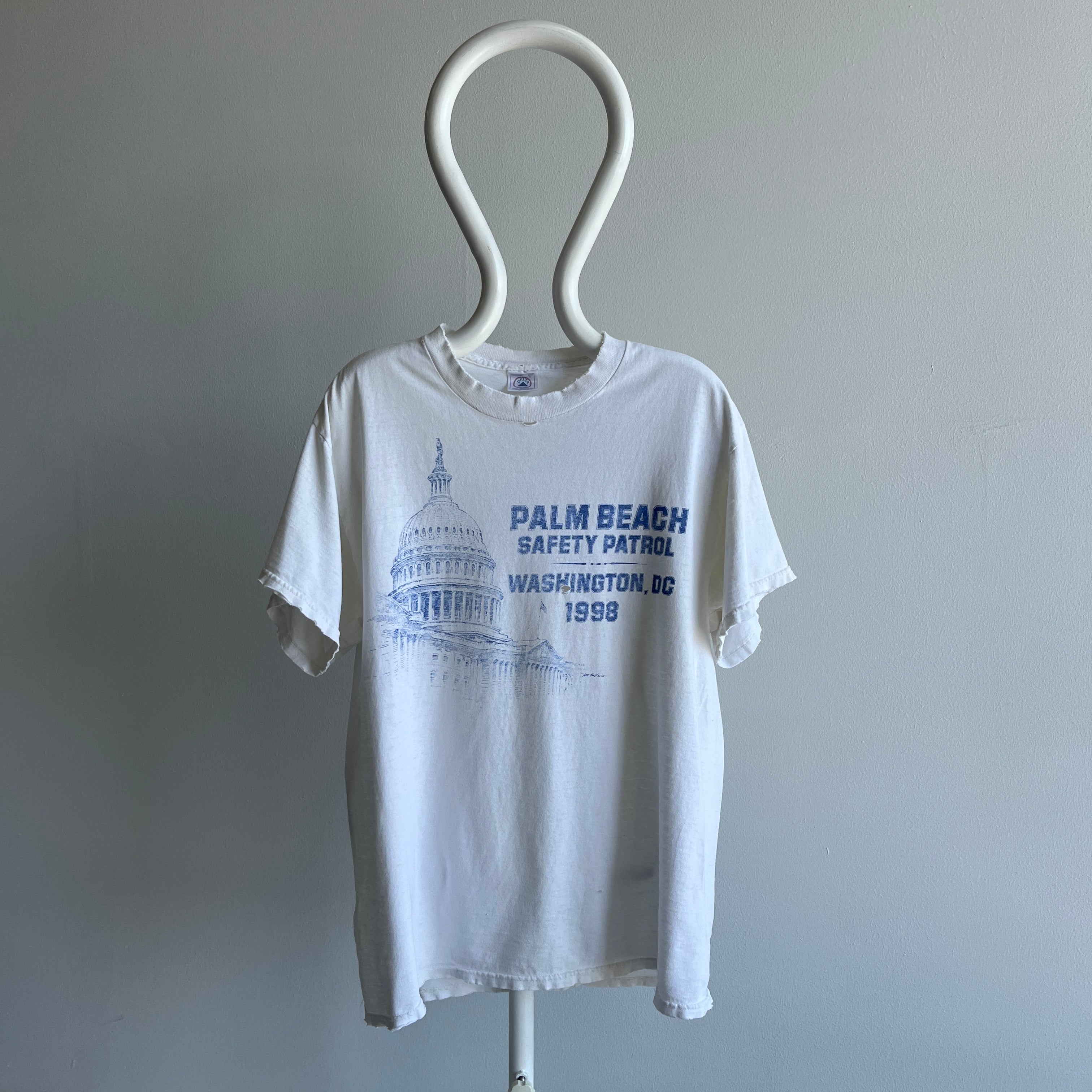 1998 Palm Beach Safety Patrol Washington DC - Tattered To The Most Delightful Level - T-Shirt