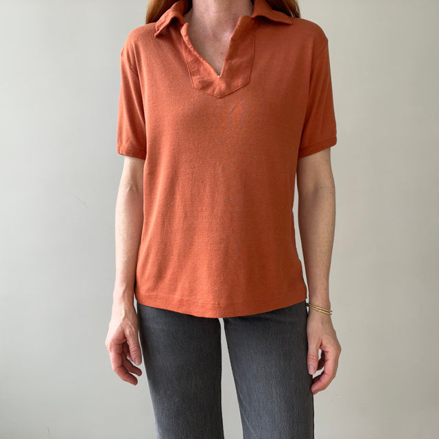 T-shirt teinté de peinture noire vierge des années 00