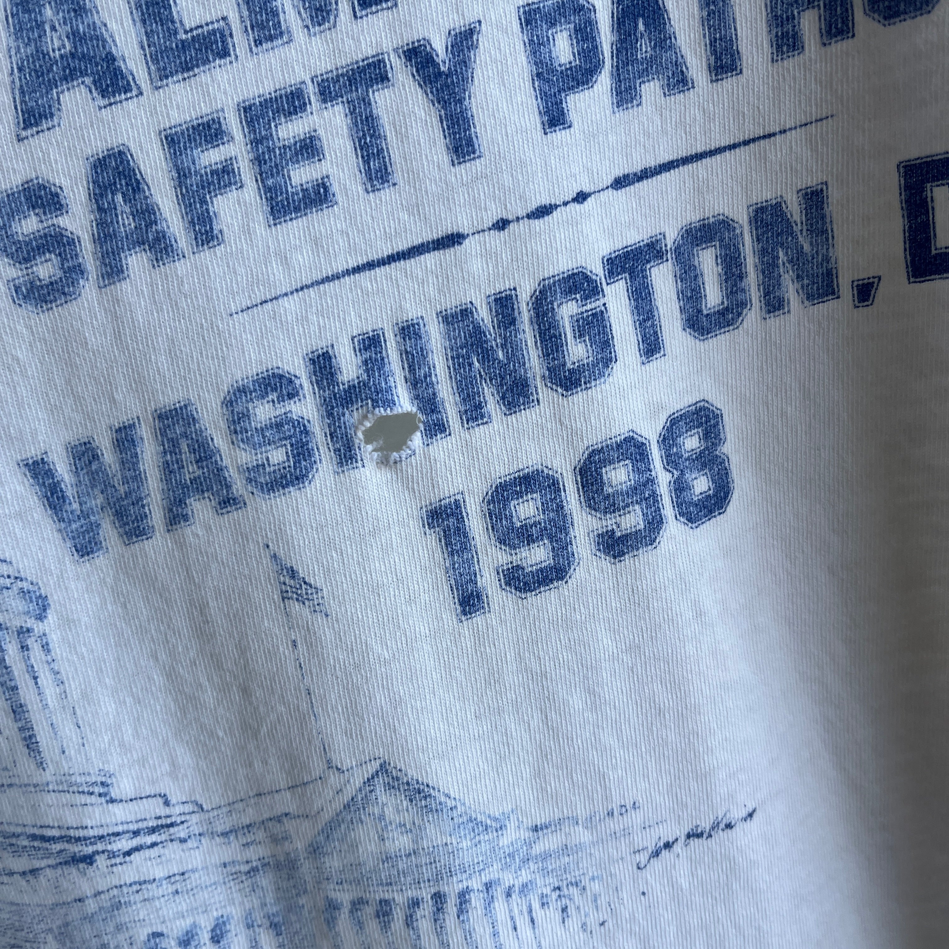 1998 Palm Beach Safety Patrol Washington DC - Tattered To The Most Delightful Level - T-Shirt