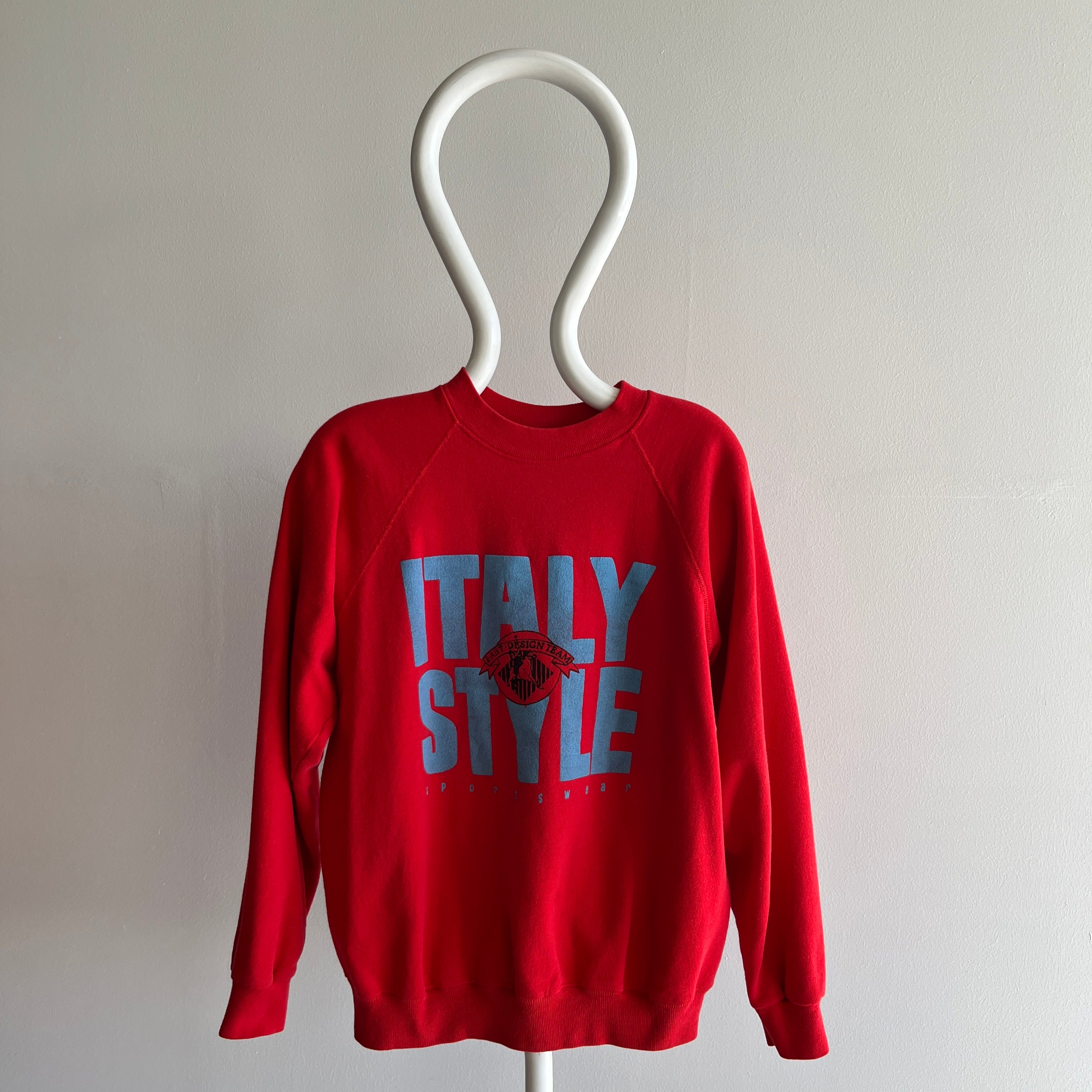 1980s Italy Style Sweatshirt - USA Made