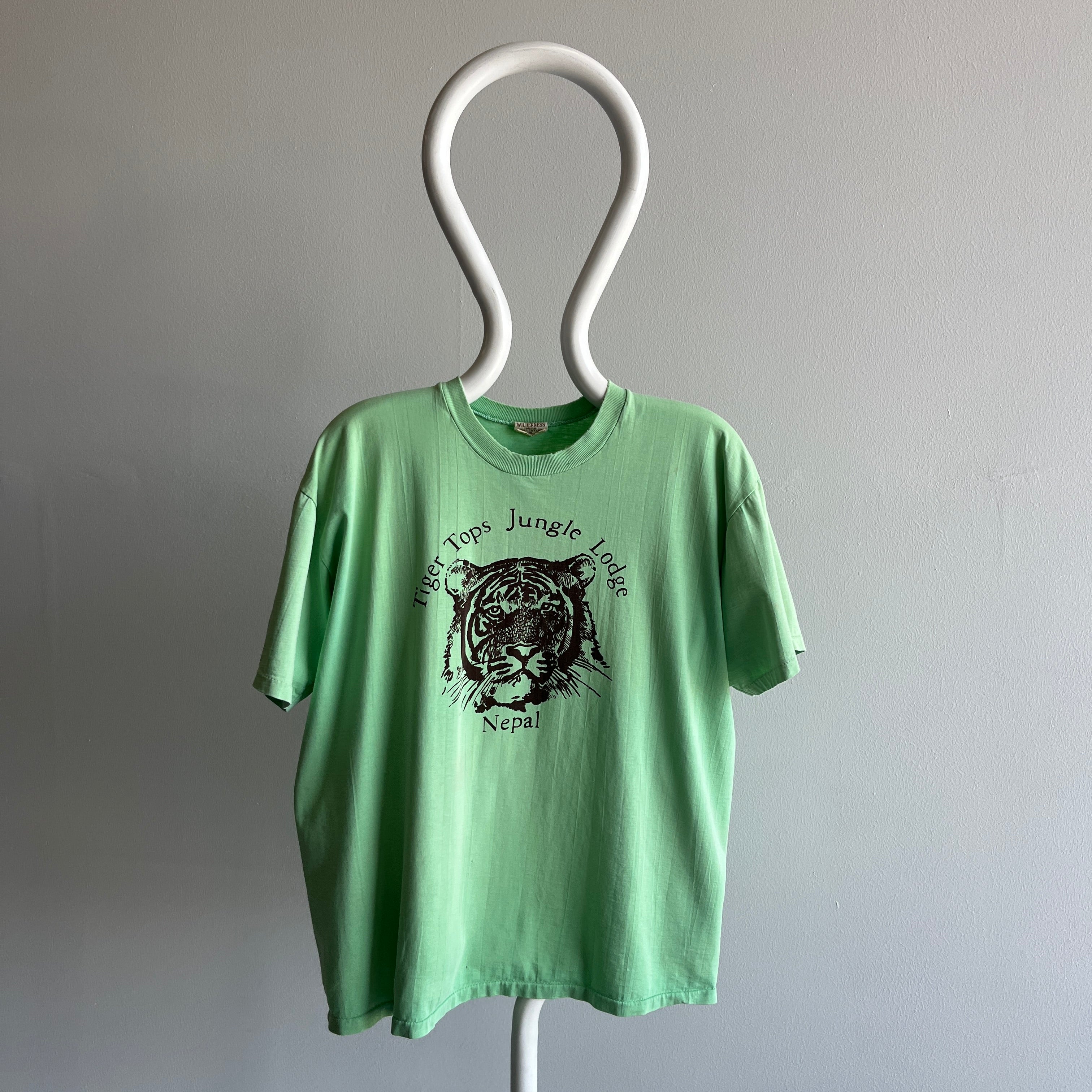 1990s Tiger Tops Jungle Lodge, Nepal Tiger T-Shirt