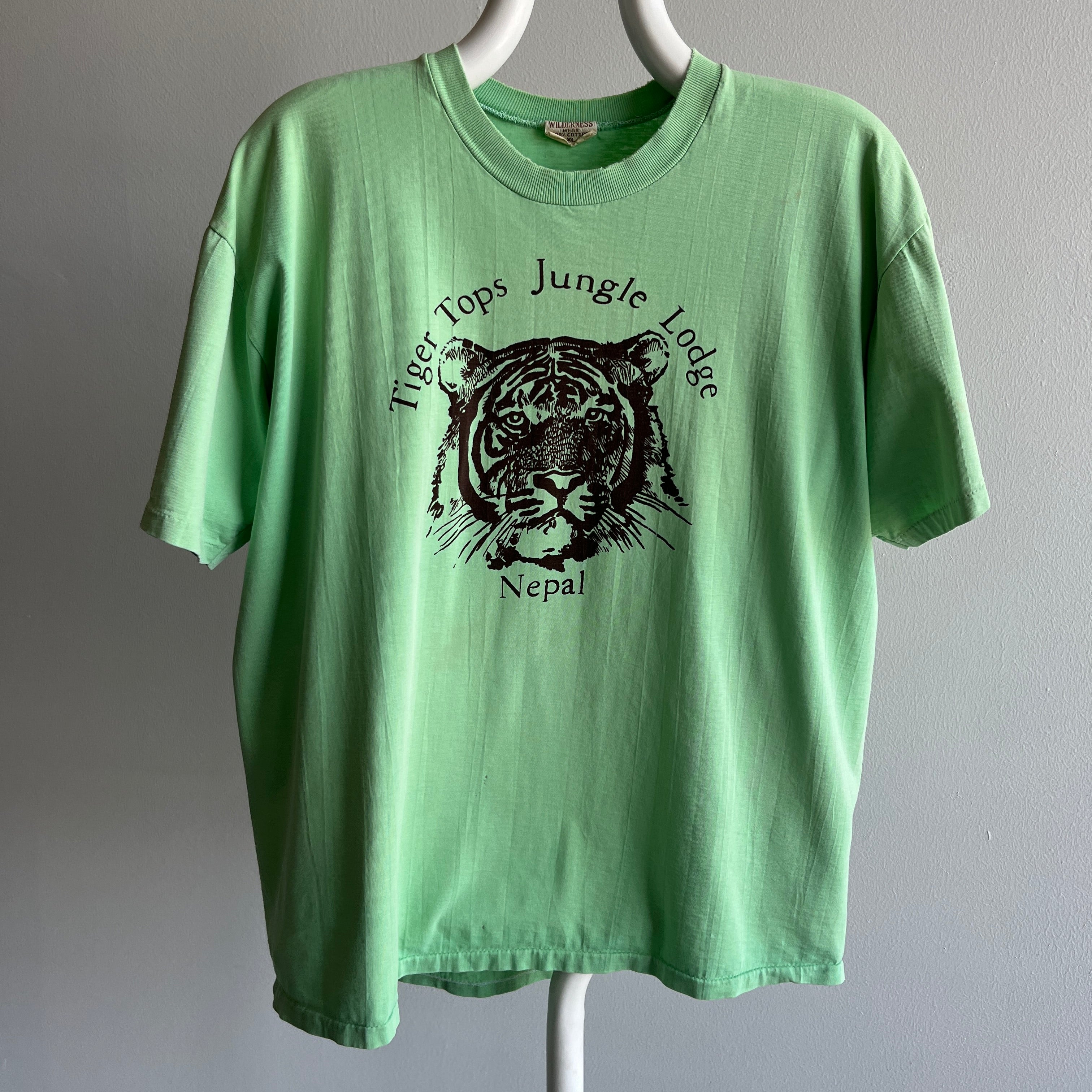 1990s Tiger Tops Jungle Lodge, Nepal Tiger T-Shirt