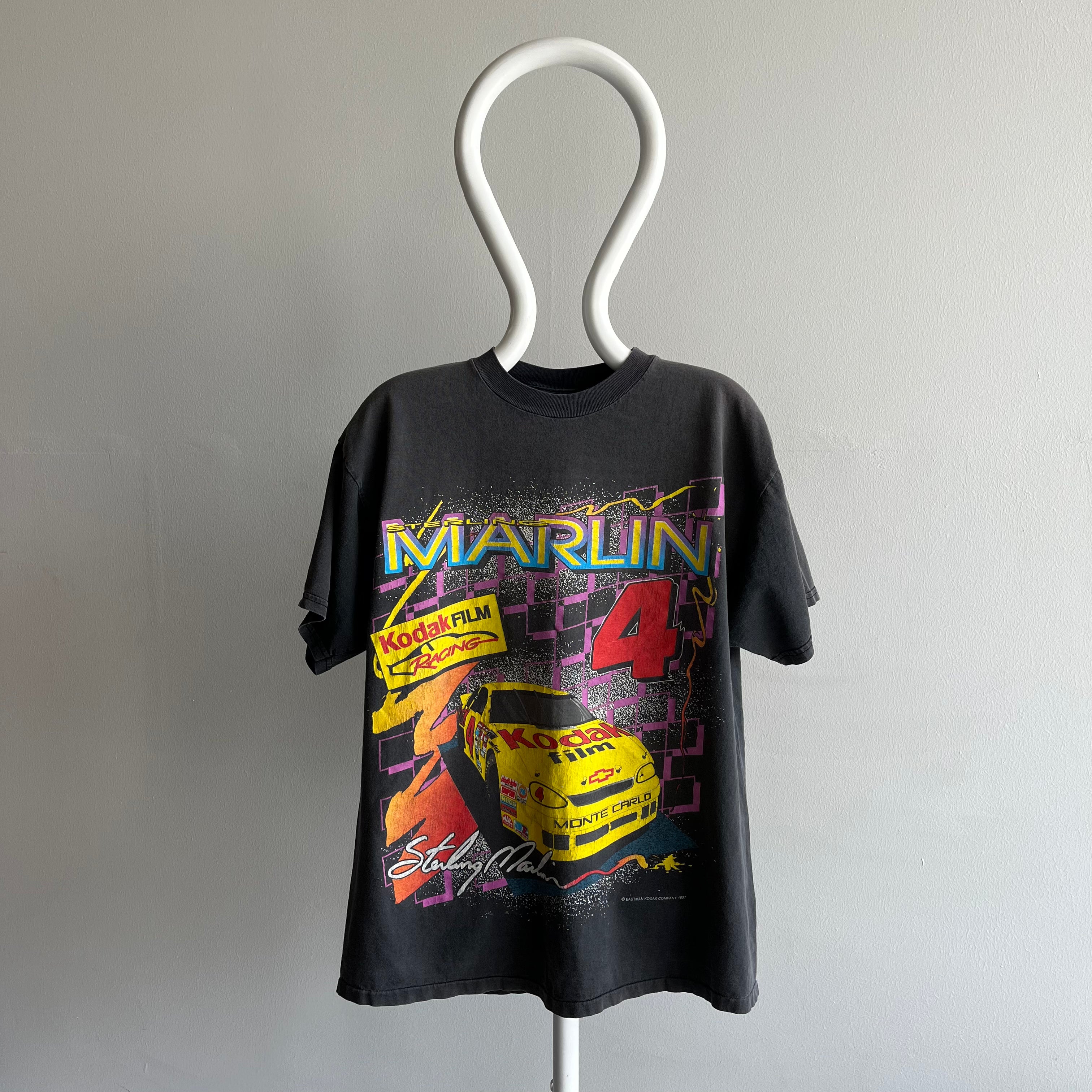 1997 NASCAR Marlin Sterling Front and Back T-Shirt