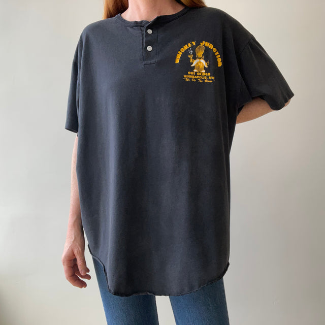 1980s/90s Whiskey Junction Minneapolis T-Shirt - A Solid Henley