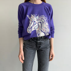 1985 Unicorn Sweatshirt on a Pannill