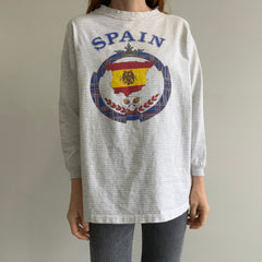 1990s Spain Cotton Striped Long Sleeve T-Shirt