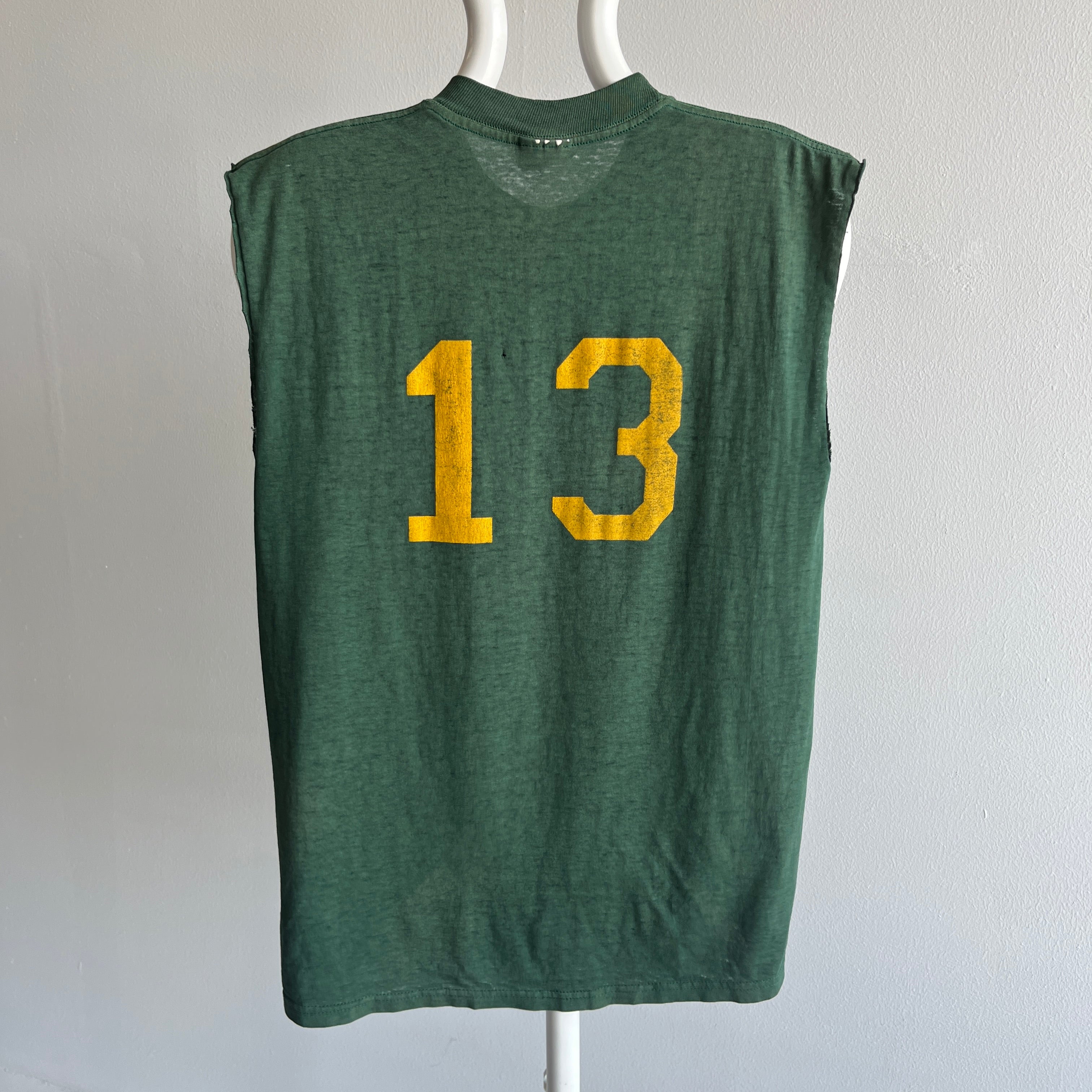 1990/2000s Flemington Raritan Baseball Thinned Out Cut Sleeve Shirt