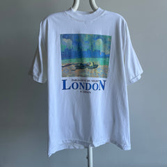 1992 Parliament by Night LONDON - impressionist cotton t-shirt