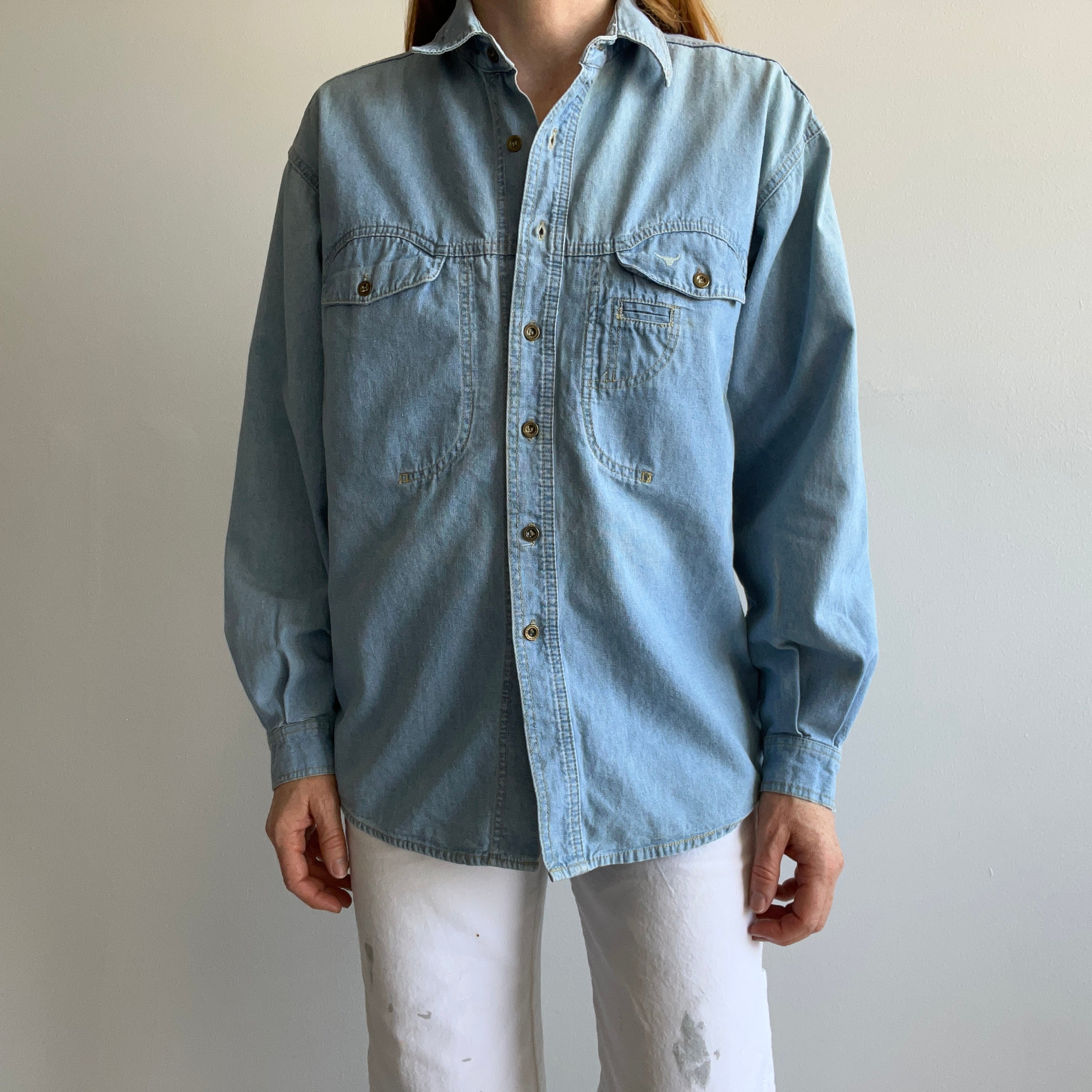 1990s Very Cool Denim Shirt