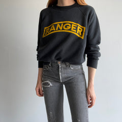 1980s Ranger Sweatshirt with EPIC Sun Fading on the Backside