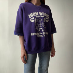 1980/90s Iron Works Gym Muncie, IN Warm Up Sweatshirt