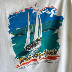 1993 Trader Mac's Front and Back Cotton T-Shirt