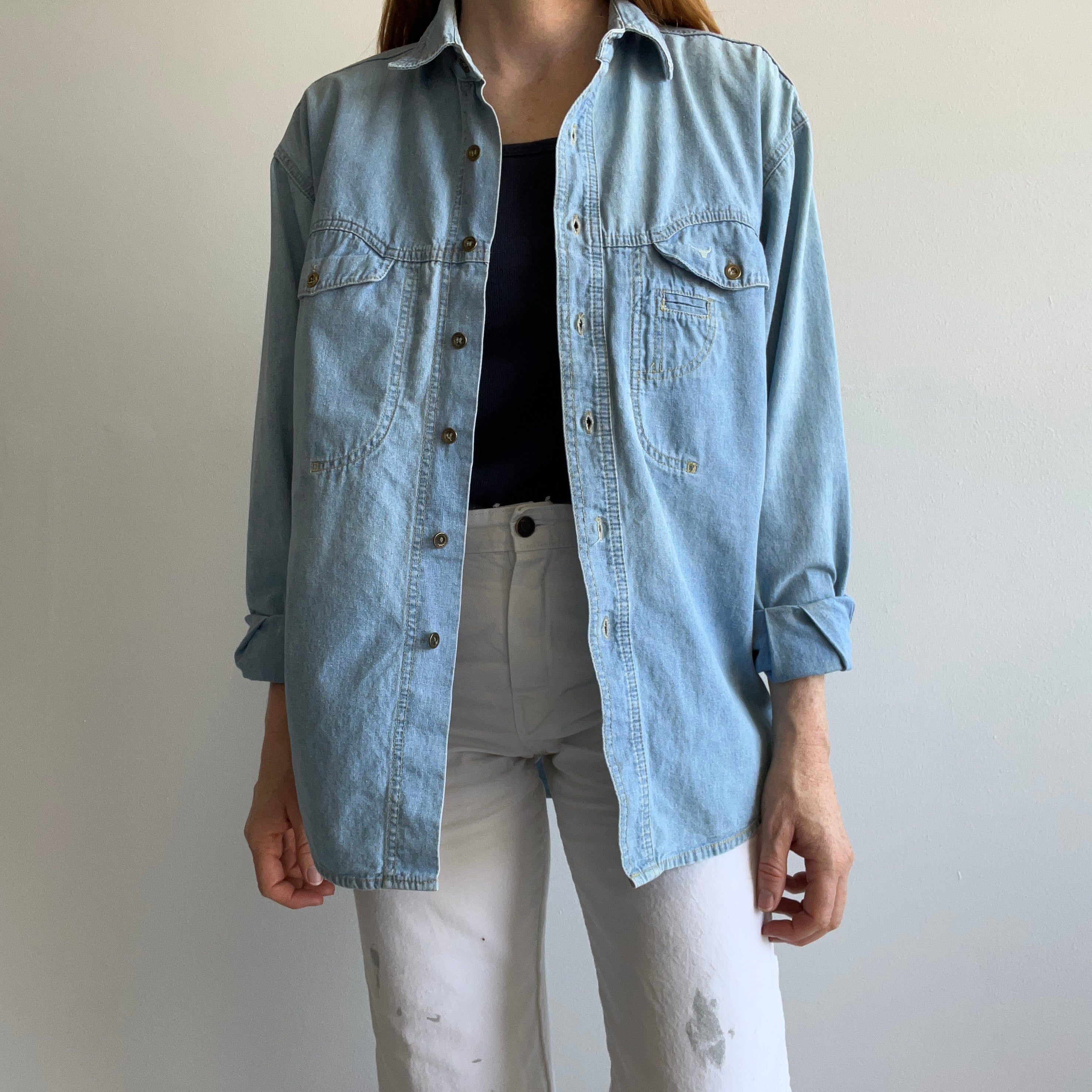 1990s Very Cool Denim Shirt