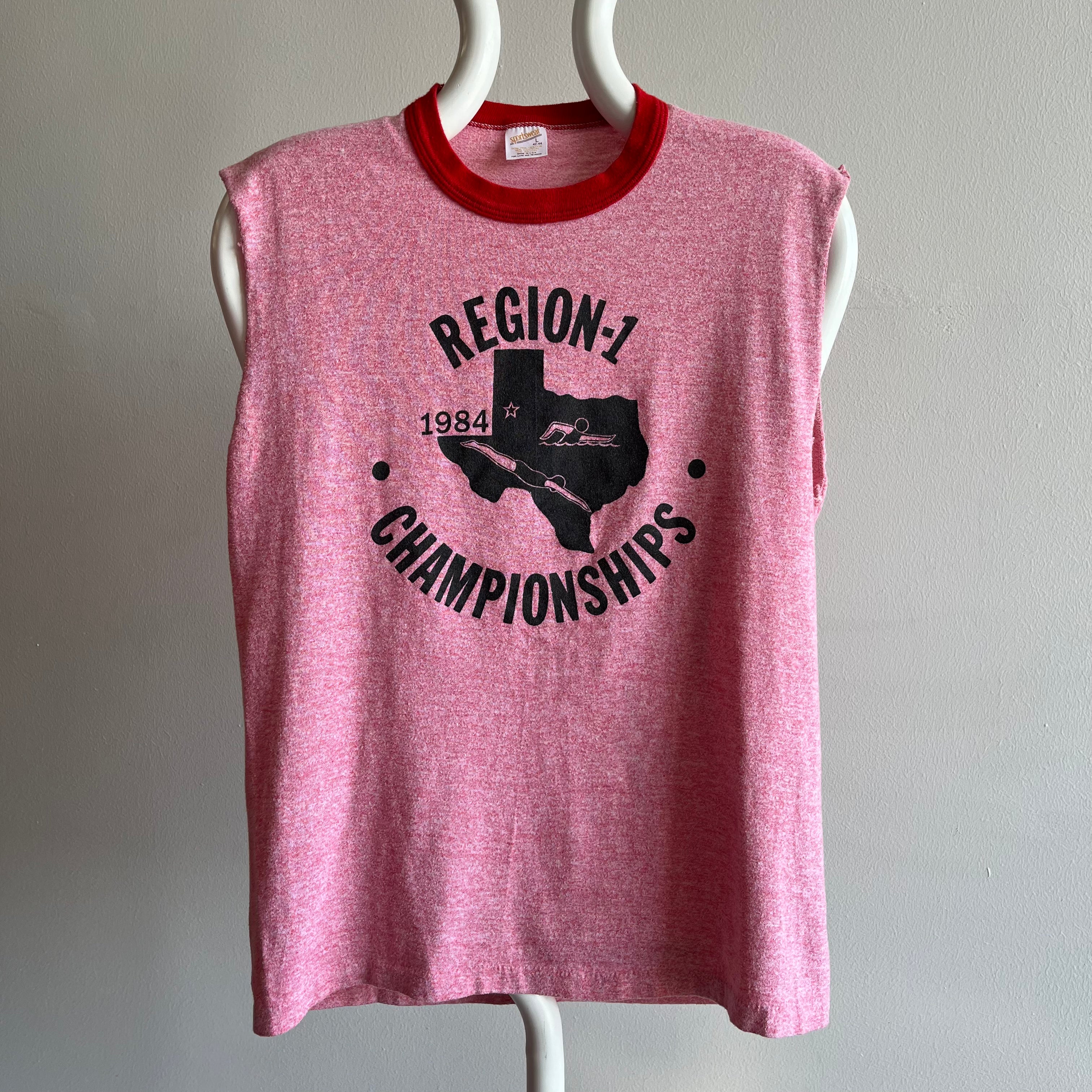 1984 Region 1 Swim Championships Sportswear Tank Top - Swoon