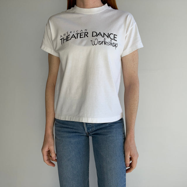 1990s American Theater Dance Workshop Front and Back DIY "Tailored" T-Shirt