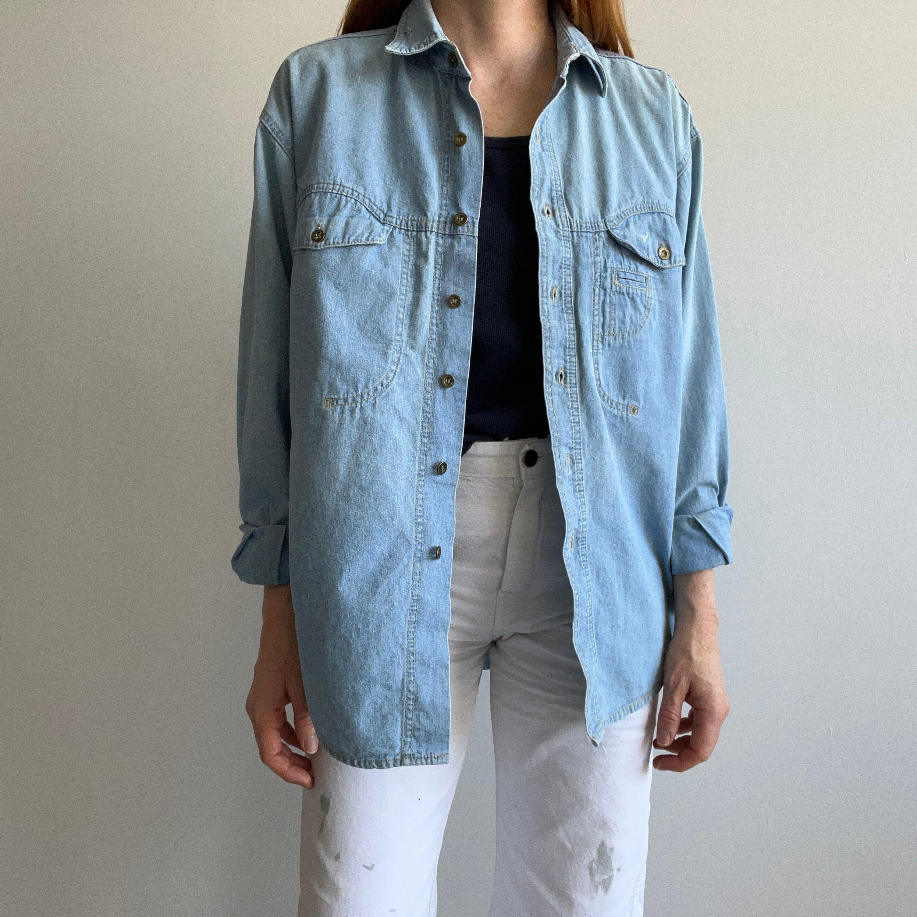 1990s Very Cool Denim Shirt