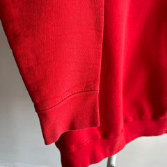 1980s Blank Red 90% Cotton FOTL Sweatshirt