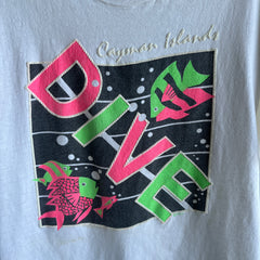 1980s Caymen Islands, DIVE - Cotton T-Shirt