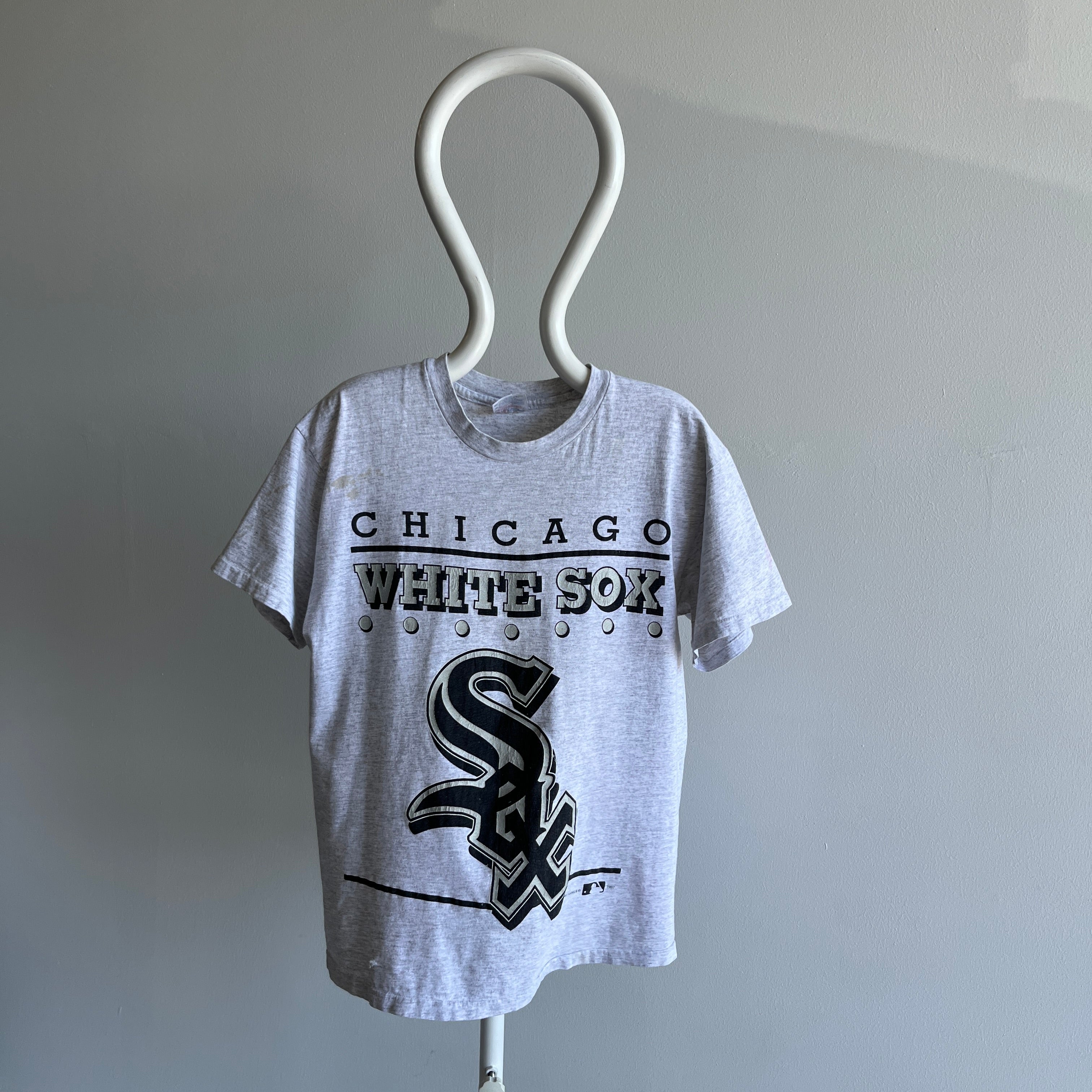 1992 Chicago White Soxs Paint Stained T-Shirt