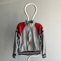 1970s Color Block Made In Romania Zip Up - SWOON