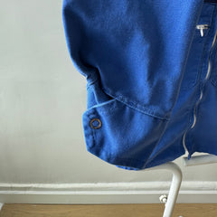 1980s Cotton Zip Up Two Tone European Chore Jacket