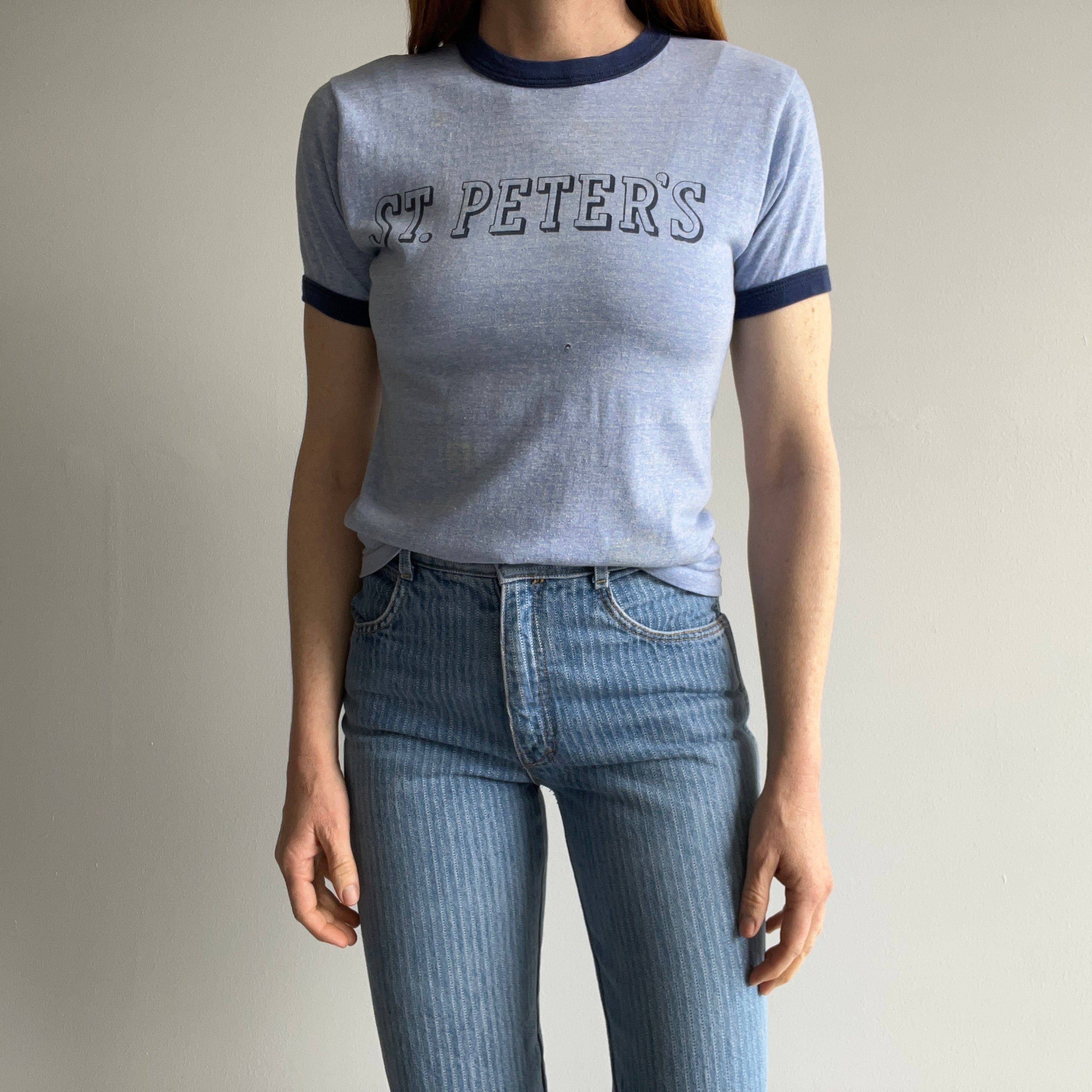 1970s Very Stained St. Peter's Ring T-Shirt
