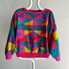 1980s Made in Italy - Gitano - Geometric Sweater