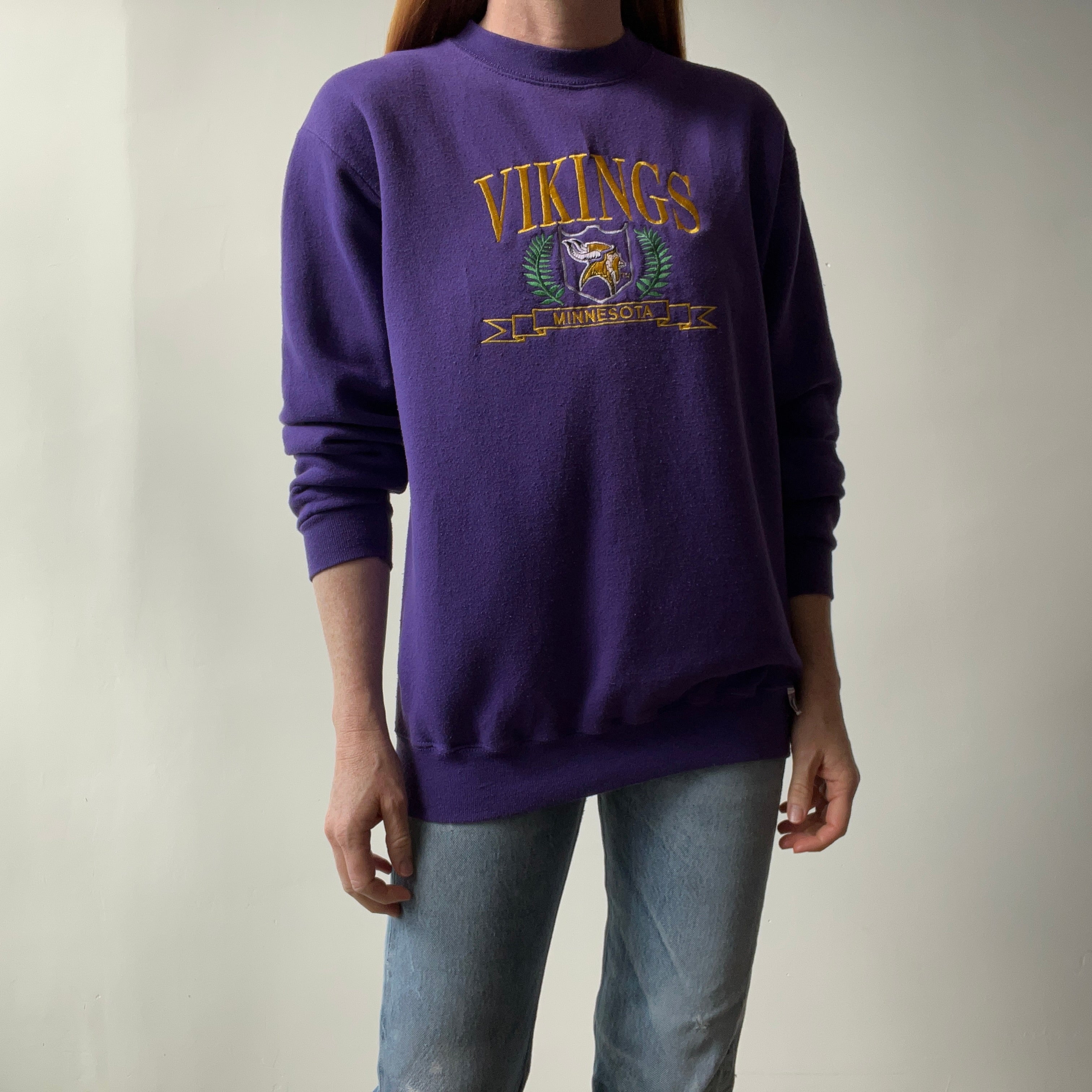 1990s Minnesota Vikings Sweatshirt by Logo 7