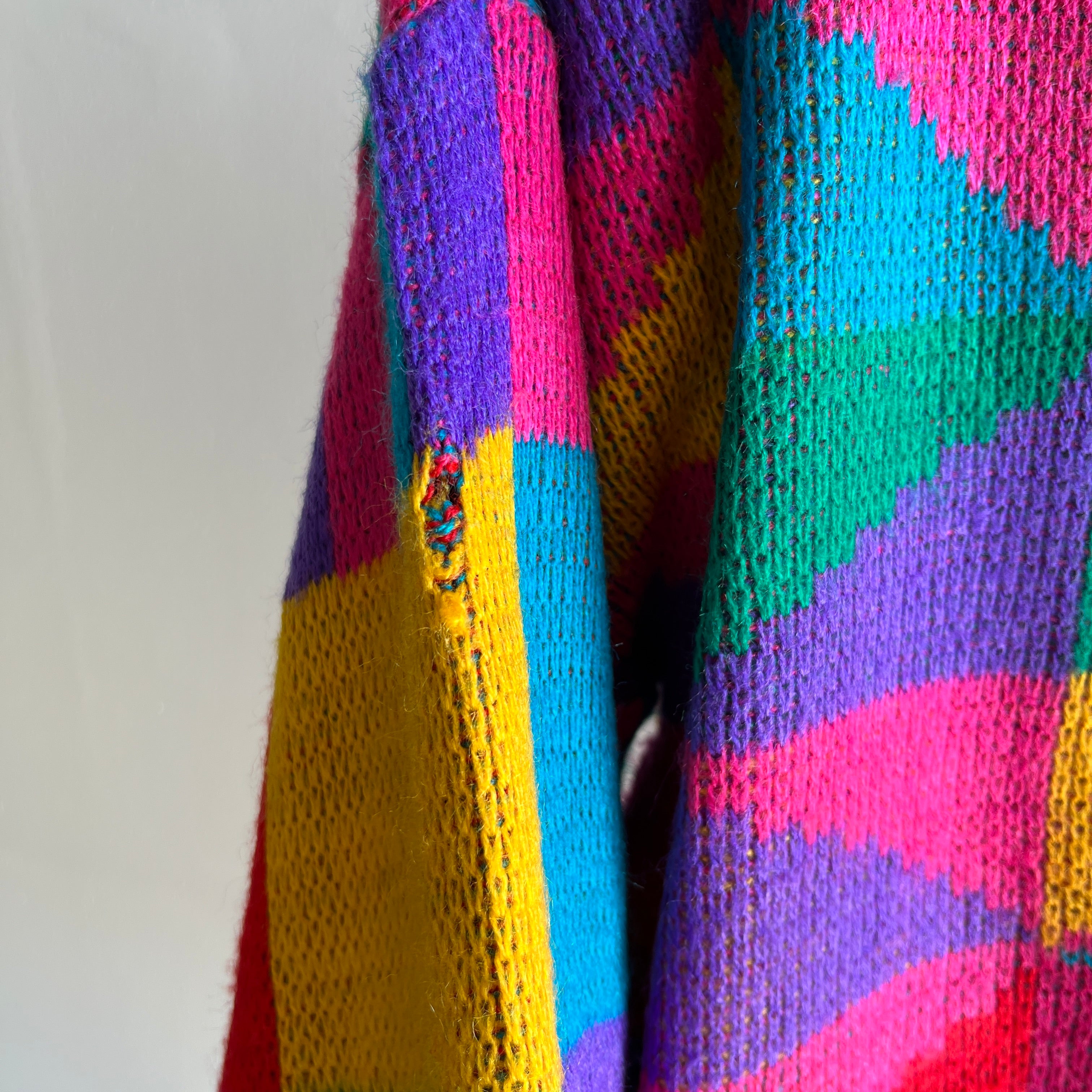 1980s Made in Italy - Gitano - Geometric Sweater