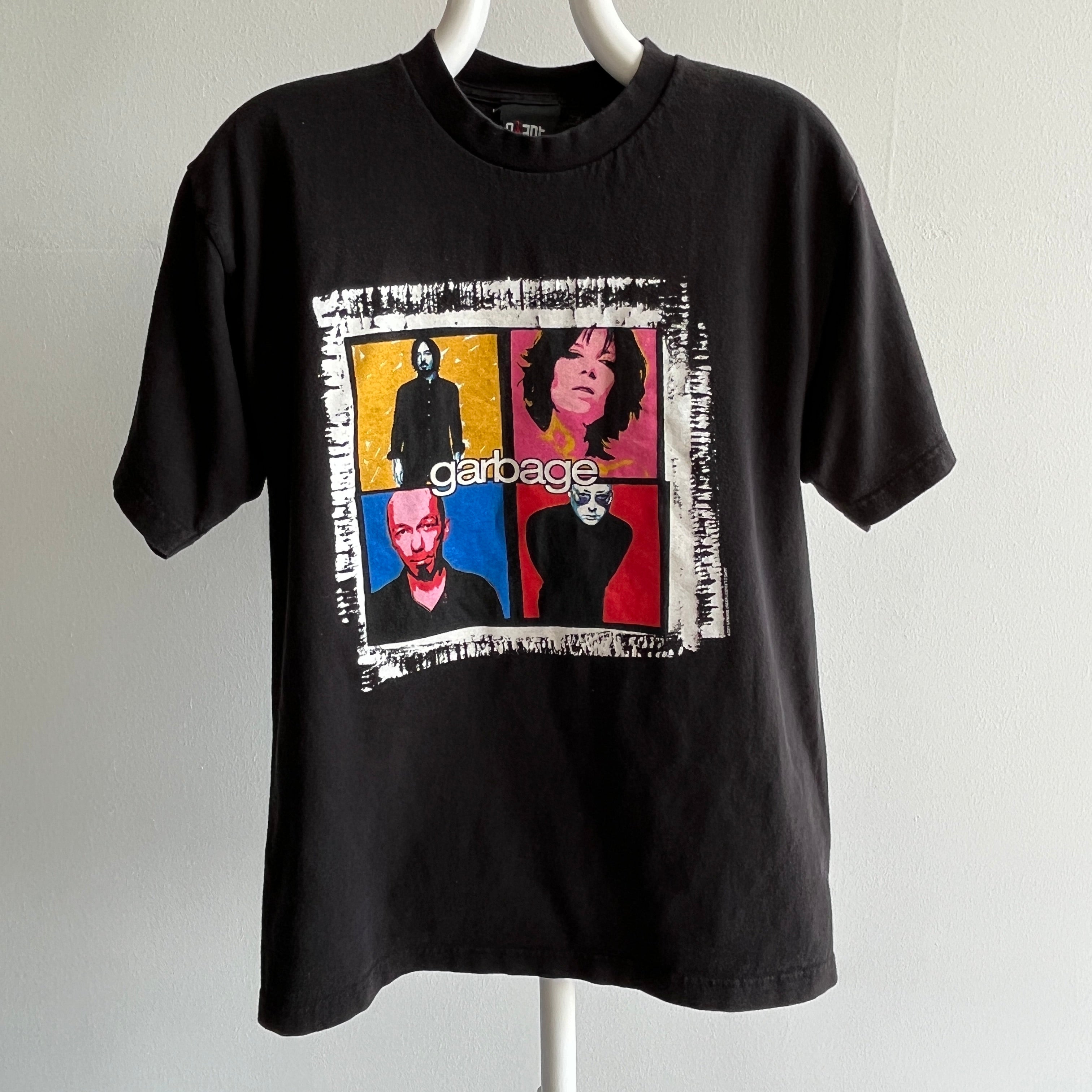 2001 Garbage Beautiful Tour Front and Back T-Shirt