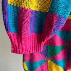 1980s Made in Italy - Gitano - Geometric Sweater