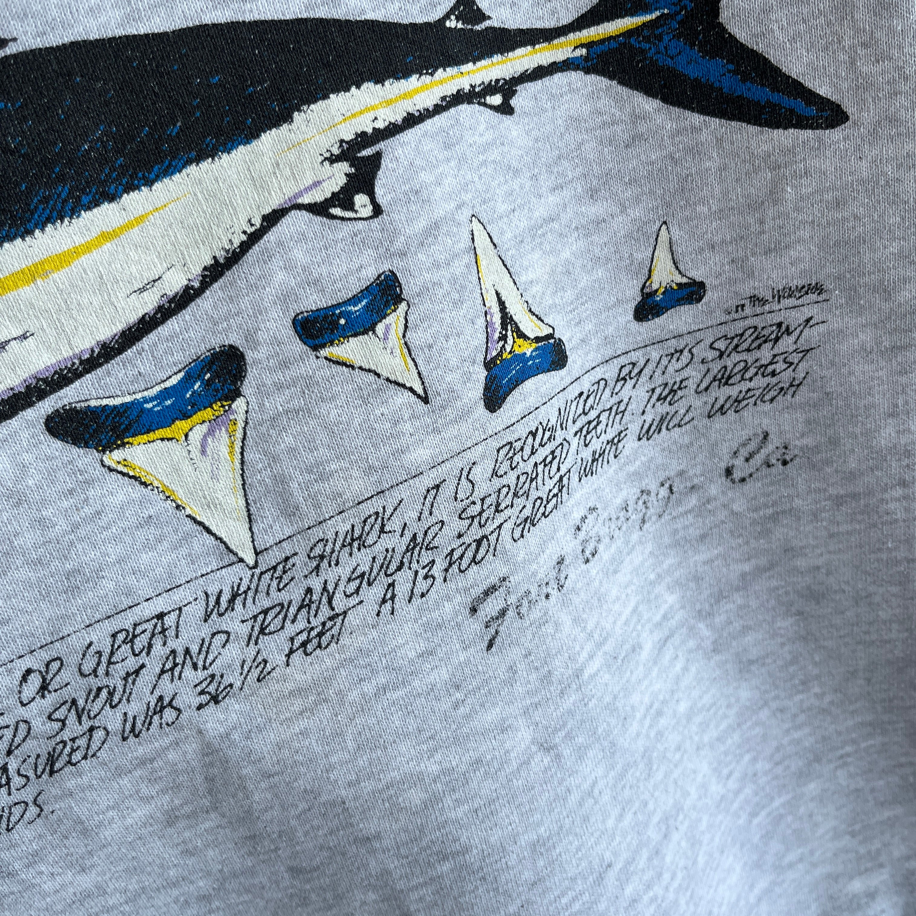 1988? Shark Sweatshirt, Fort Bragg Florida