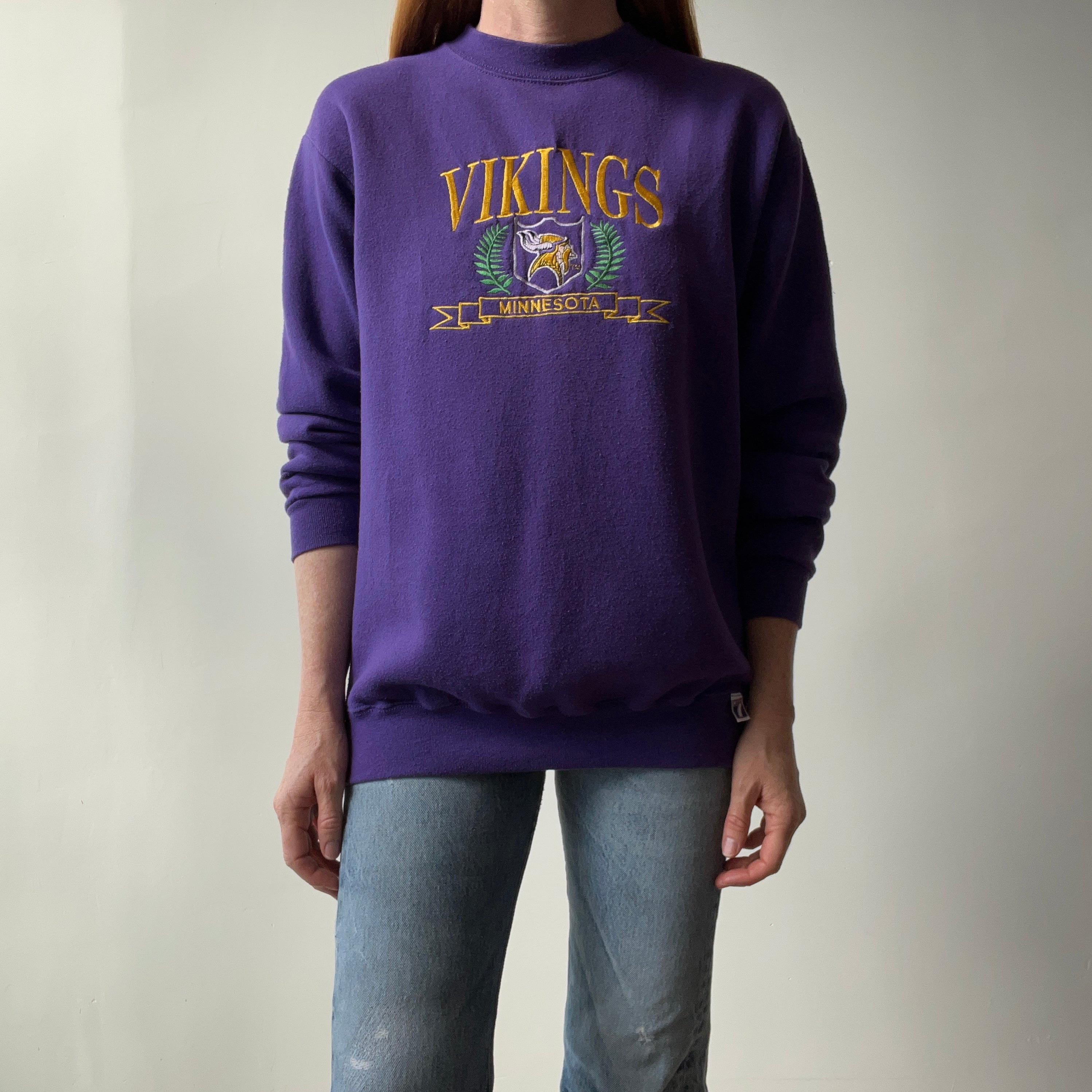 1990s Minnesota Vikings Sweatshirt by Logo 7