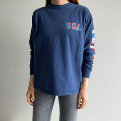 1980s USA Long Sleeve Cotton T-Shirt