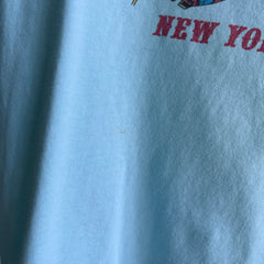 1980s Lake George, New York High Crew Cotton Boxy Crop T-Shirt