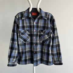 1970s Kings Road Smaller Flannel - Wool and Nylon