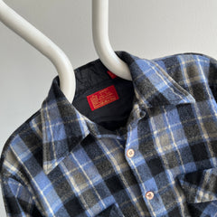 1970s Kings Road Smaller Flannel - Wool and Nylon