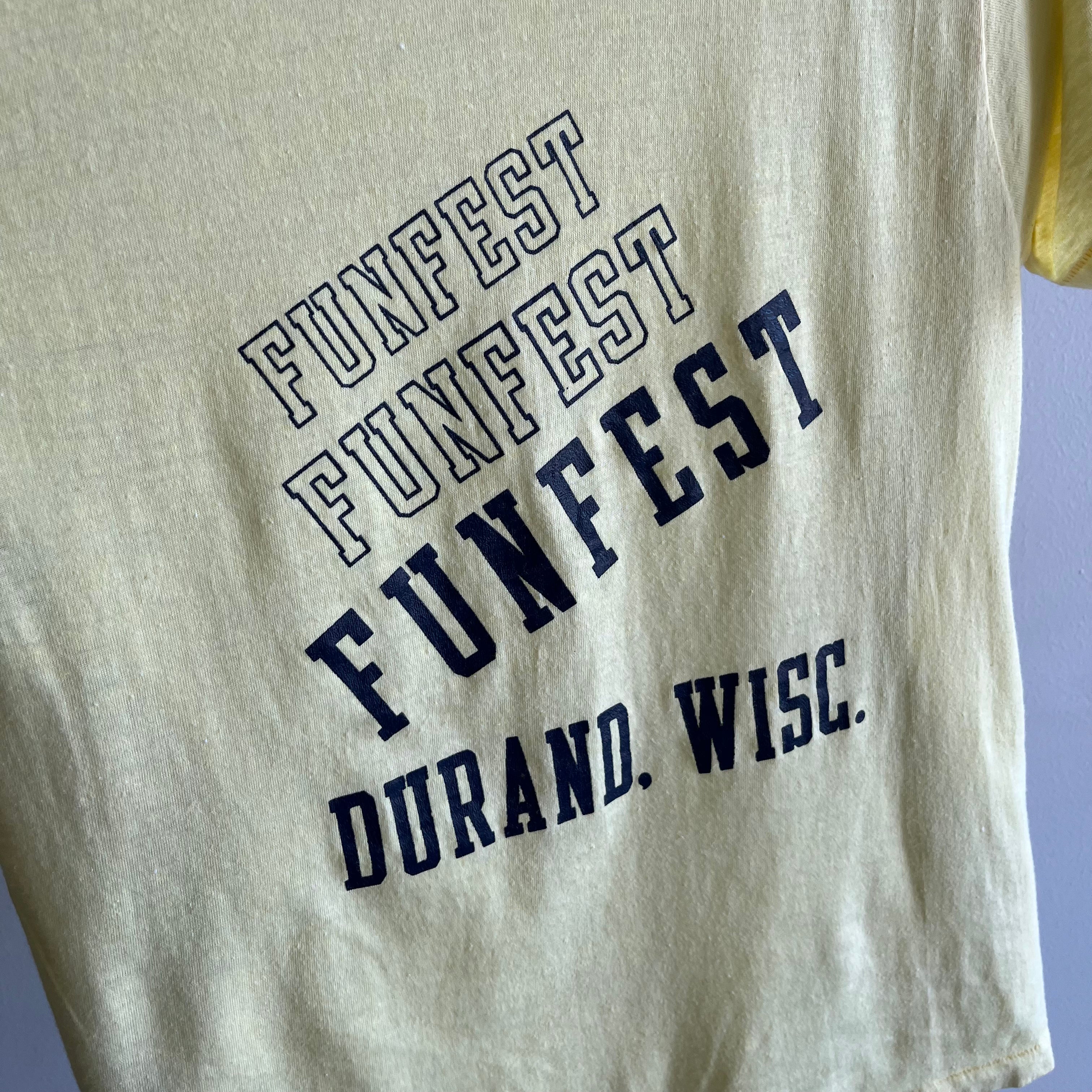 1970s FunFest Durand, Wisconsin T-Shirt